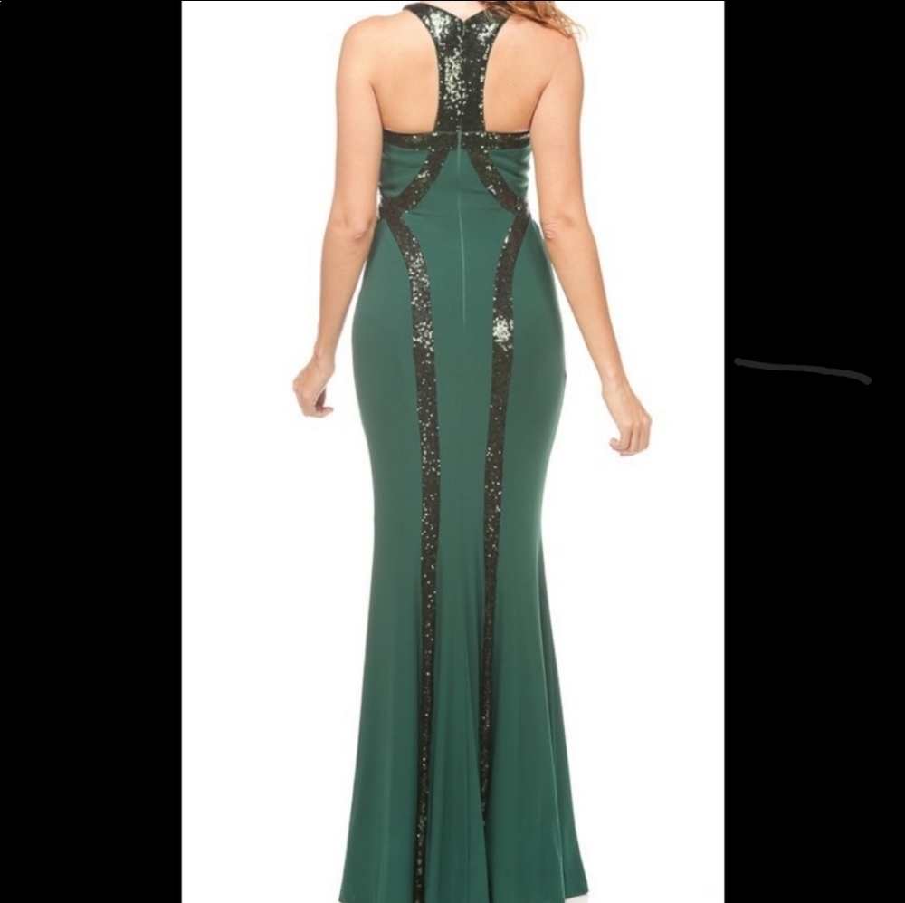 Beautiful Blueish/Green Sequin Formal Dress - Picture 1 of 9